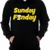 Bewild Beer Drinking Sweatshirts - Sunday Funday Hoodie Cool Funny & Offensive