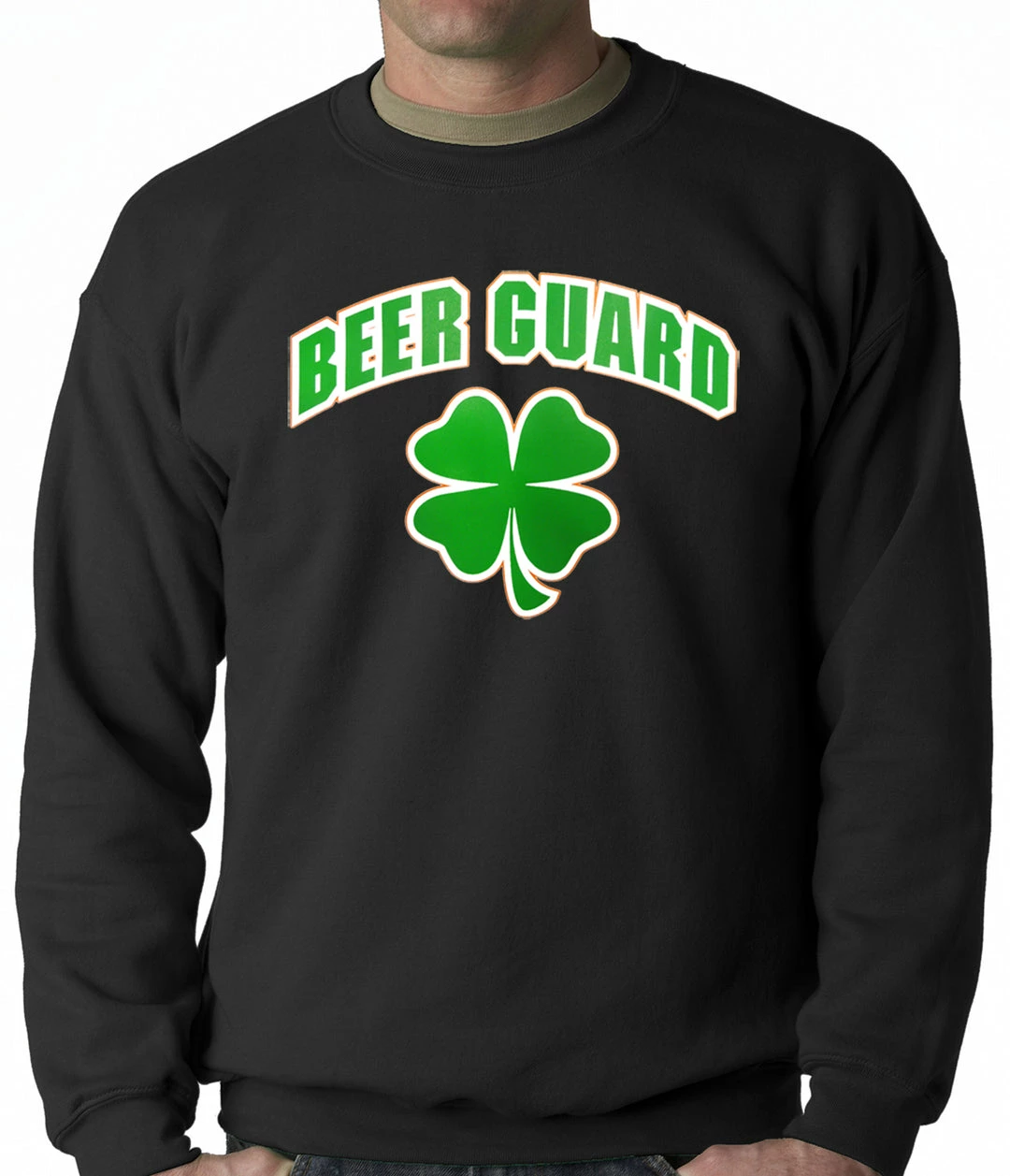 Bewild Beer Guard Irish Shamrock St. Patrick's Day Crewneck St.Patricks Day 5 Bewild Beer Guard Irish Shamrock St. Patrick's Day Crewneck St.Patricks Day