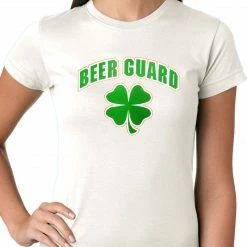 Bewild Beer Guard Irish Shamrock St. Patrick's Day Girls T-shirt St.Patricks Day