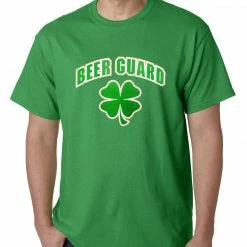 Bewild St.Patricks Day Beer Guard Irish Shamrock St. Patrick's Day Mens T-shirt