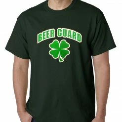 Bewild St.Patricks Day Beer Guard Irish Shamrock St. Patrick's Day Mens T-shirt