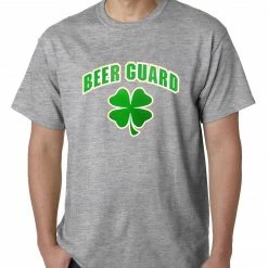 Bewild St.Patricks Day Beer Guard Irish Shamrock St. Patrick's Day Mens T-shirt