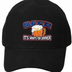 Bewild Beer It's What's For Dinner Baseball Hat Brimmed Hats