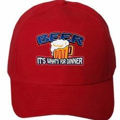 Bewild Beer It's What's For Dinner Baseball Hat Brimmed Hats