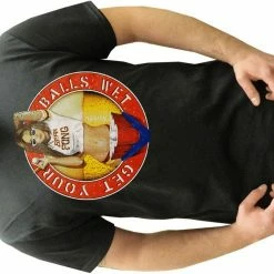 Bewild Beer Pong "Get Your Balls Wet " Mens T-Shirt