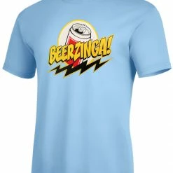 Bewild Cool Funny & Offensive Beerzinga! - Big Bang Theory Parody Men's T-Shirt