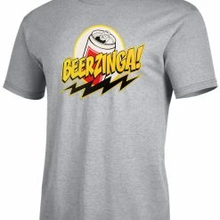 Bewild Cool Funny & Offensive Beerzinga! - Big Bang Theory Parody Men's T-Shirt