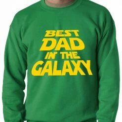 Bewild Best Dad In The Galaxy Adult Crewneck