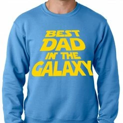 Bewild Best Dad In The Galaxy Adult Crewneck