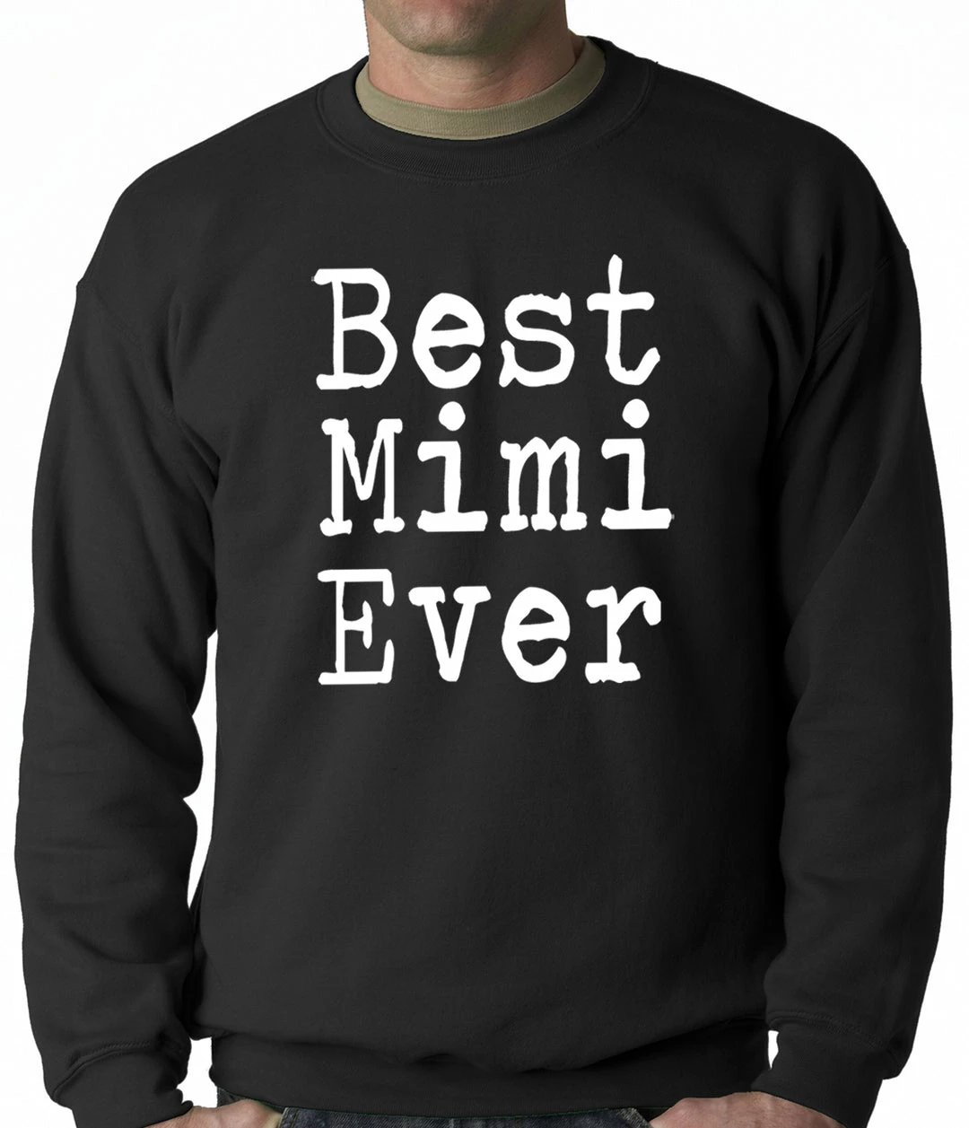 Bewild Best Mimi Ever Adult Crewneck Positive Reinforcement 3 Bewild Best Mimi Ever Adult Crewneck Positive Reinforcement
