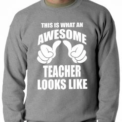 Bewild Positive Reinforcement Best Teacher Ever Adult Crewneck