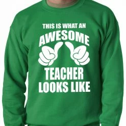 Bewild Positive Reinforcement Best Teacher Ever Adult Crewneck