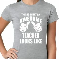 Bewild Best Teacher Ever Ladies T-shirt Positive Reinforcement