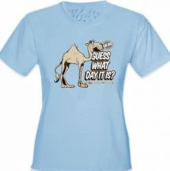 Bewild Guess What Day It Is? Camel Hump Day Girl's T-Shirt Cool Funny & Offensive