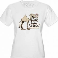 Bewild Guess What Day It Is? Camel Hump Day Girl's T-Shirt Cool Funny & Offensive
