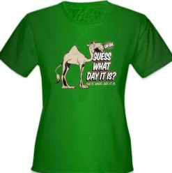 Bewild Guess What Day It Is? Camel Hump Day Girl's T-Shirt Cool Funny & Offensive