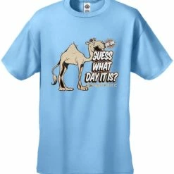 Cool Funny & Offensive Bewild Guess What Day It Is? Camel Hump Day Kids T-Shirt