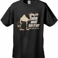 Cool Funny & Offensive Bewild Guess What Day It Is? Camel Hump Day Kids T-Shirt