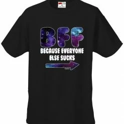 Bewild BFF - Galaxy - Everyone Else Sucks (Arrow Right) Men's T-Shirt