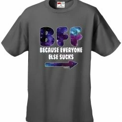 Bewild BFF - Galaxy - Everyone Else Sucks (Arrow Right) Men's T-Shirt