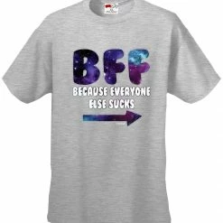 Bewild BFF - Galaxy - Everyone Else Sucks (Arrow Right) Men's T-Shirt