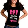 Bewild BFF - I Know She's Crazy Girl's T-Shirt