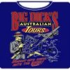 Bewild Cool Funny & Offensive Big Dick's Tour T-Shirt (Navy)