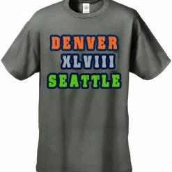 Bewild Sport Inspiration Big Game 48 Denver Vs. Seattle Men's T-Shirt