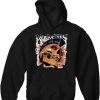 Bewild Biker Hoodies - Anarchy Men's Biker Hoodie (Black)