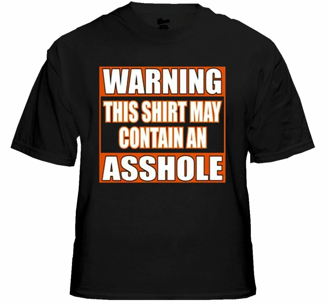 Bewild Biker Style Biker Shirts - "Asshole Warning" Biker Shirt 3 Bewild Biker Style Biker Shirts - "Asshole Warning" Biker Shirt