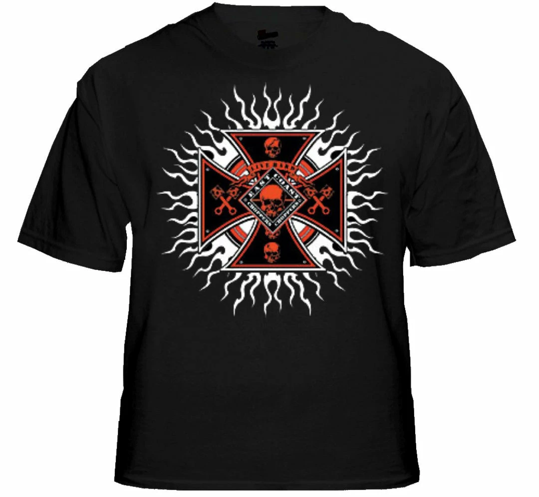 Bewild Biker Shirts - "Chopper Plasma Burst" Biker Shirt Biker Style 3 Bewild Biker Shirts - "Chopper Plasma Burst" Biker Shirt Biker Style