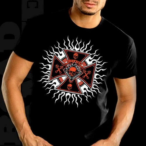 Bewild Biker Shirts - "Chopper Plasma Burst" Biker Shirt Biker Style 5 Bewild Biker Shirts - "Chopper Plasma Burst" Biker Shirt Biker Style