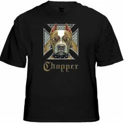 Bewild Biker Shirts - "Pit Bull Chopper" Biker Shirt Biker Style