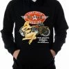 Bewild Biker Style "Last Stop Full Service " Biker Hoodie (Black)