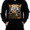 Bewild "Route 66 Pin Up" Biker Hoodie