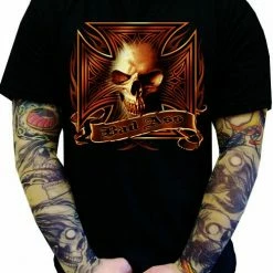Bewild Biker Style Biker T-Shirts - "Bad Ass Iron Cross" Biker Shirt 10 Bewild Biker Style Biker T-Shirts -