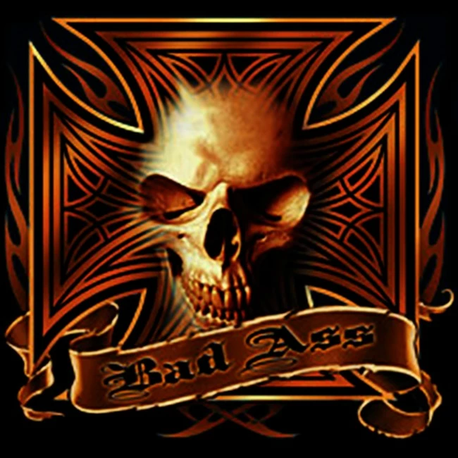Bewild Biker Style Biker T-Shirts - "Bad Ass Iron Cross" Biker Shirt 7 Bewild Biker Style Biker T-Shirts - "Bad Ass Iron Cross" Biker Shirt