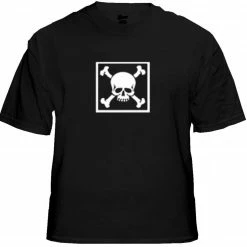 Bewild Biker Style Biker T-Shirts - "Bones In A Box" Biker Shirt