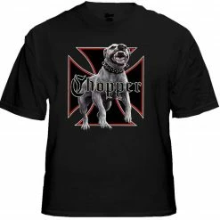 Bewild Biker T-Shirts - "Nasty Chopper Dog" Biker Shirt