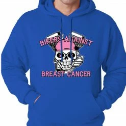 Bewild Biker Style Bikers Against Breast Cancer Hoodie