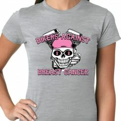 Bewild Bikers Against Breast Cancer Ladies T-shirt