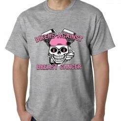 Bewild Bikers Against Breast Cancer Mens T-shirt