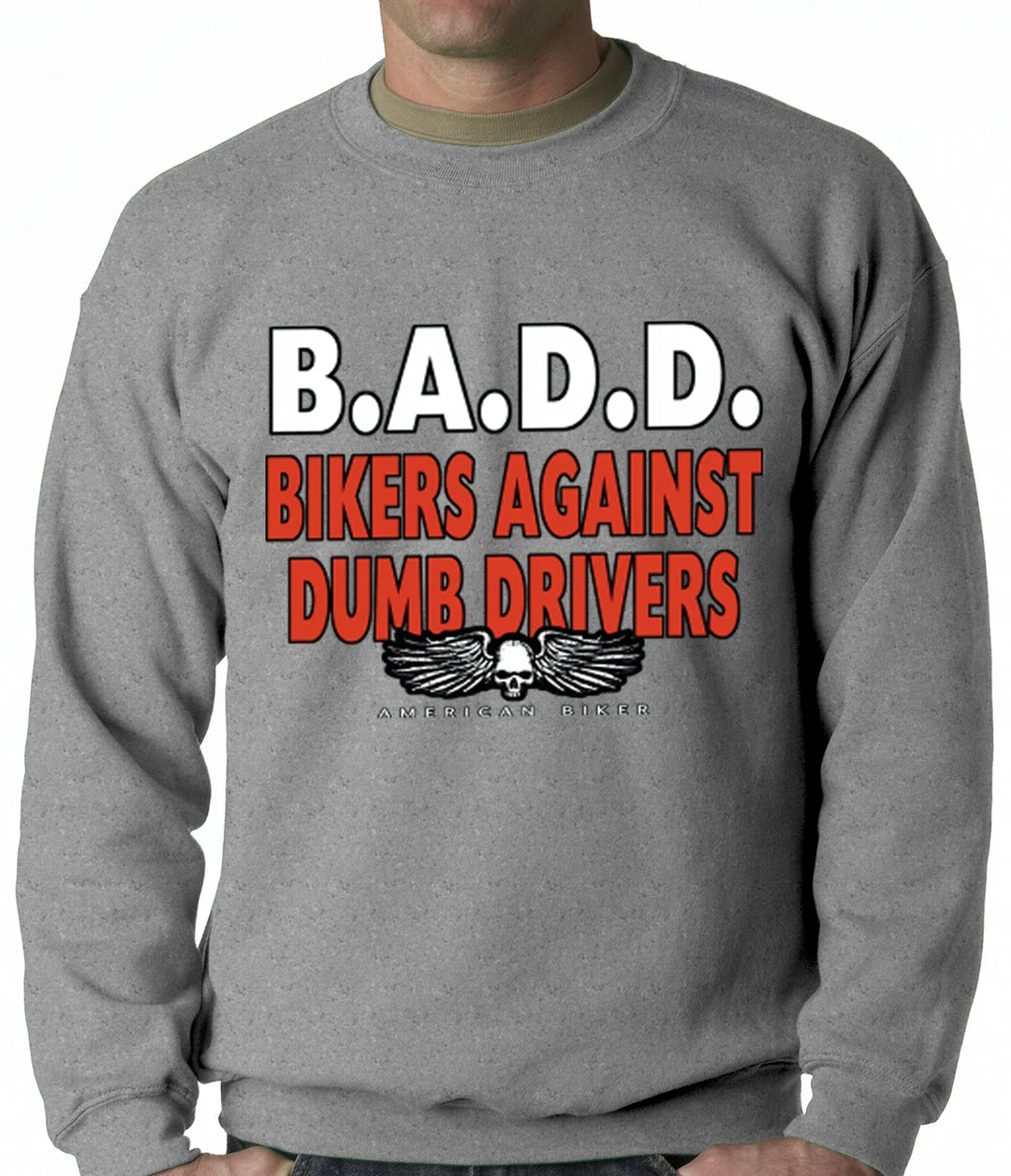 Bewild Bikers Against Dumb Drivers Crewneck Biker Style 4 Bewild Bikers Against Dumb Drivers Crewneck Biker Style