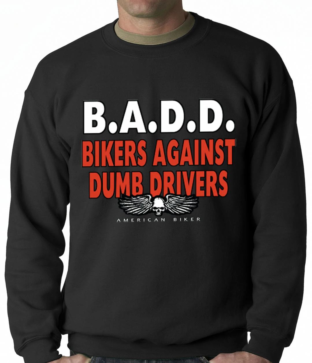 Bewild Bikers Against Dumb Drivers Crewneck Biker Style 5 Bewild Bikers Against Dumb Drivers Crewneck Biker Style