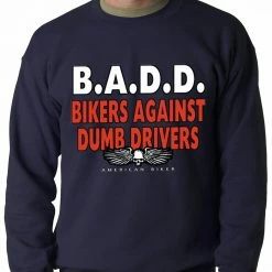 Bewild Bikers Against Dumb Drivers Crewneck Biker Style 14 Bewild Bikers Against Dumb Drivers Crewneck Biker Style