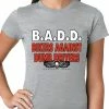Bewild Biker Style Bikers Against Dumb Drivers Ladies T-shirt