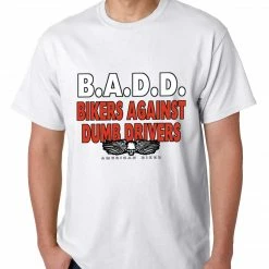 Bewild Biker Style Bikers Against Dumb Drivers Mens T-shirt