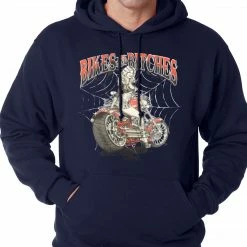 Bewild Bikes And B*tches Biker Adult Hoodie