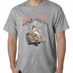 Bewild Bikes And B*tches Biker Mens T-shirt Biker Style 18 Bewild Bikes And B*tches Biker Mens T-shirt Biker Style