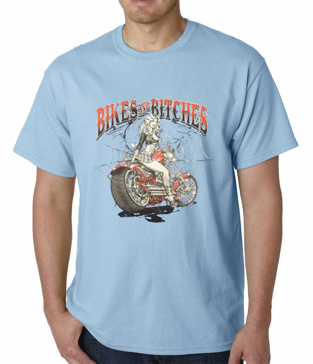 Bewild Bikes And B*tches Biker Mens T-shirt Biker Style 9 Bewild Bikes And B*tches Biker Mens T-shirt Biker Style